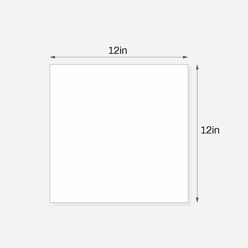 Somime 10 Pack Backing Boards, 12x12 Uncut White Mats Matboards, Acid-Free Backerboards for Art Prints, Ideal for Photos, Pictures, Prints, and Frames - Image 2